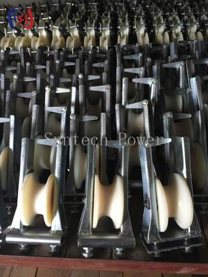 Swerve Skyward Stringing Block untuk perubahan sudut dan arah yang kompleks dengan beban nominal 5-20KN dan berat 1,7-4,2KG