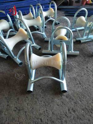 5KN Nominal Load Cable Ground Roller dengan Casting Aluminium Carrier untuk instalasi bawah tanah