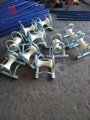 5KN Nominal Load Cable Ground Roller dengan Casting Aluminium Carrier untuk instalasi bawah tanah