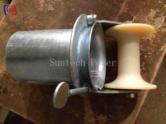 B Series Kabel Entrance Protection Roller dengan Diameter Tabung 80-200mm untuk tahan korosi dan mengurangi ketegangan tarik