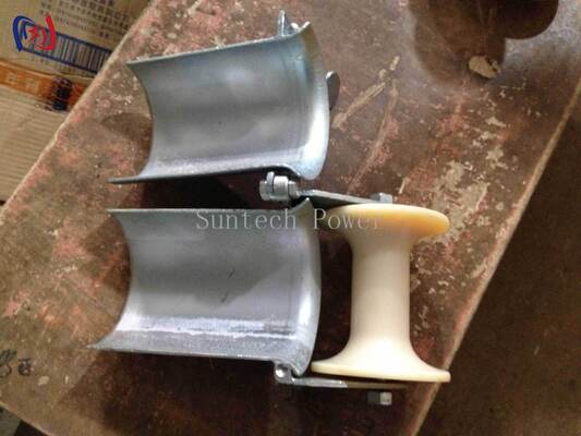 B Series Kabel Entrance Protection Roller dengan Diameter Tabung 80-200mm untuk tahan korosi dan mengurangi ketegangan tarik