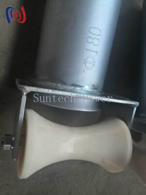 D Series Kabel Entrance Protection Roller dengan Diameter Tabung 80-200mm untuk Corrosion Resistant dan Low Friction Kabel Pulling