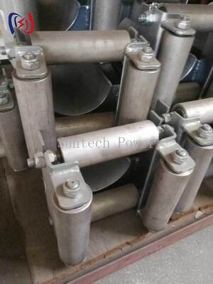 Roller Kabel Kerangka Profesional dengan Diameter Kabel Max 180mm, Beban Nomer 20KN, dan Desain Tahan Korosi untuk Instalasi Bawah Tanah