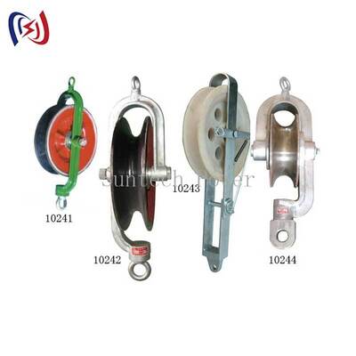 Blok kawat tahan profesional dengan beban nominal 10-40KN dan lapisan aluminium untuk perekat aman pada jalur transmisi