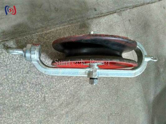 Blok kawat tahan profesional dengan beban nominal 10-40KN dan lapisan aluminium untuk perekat aman pada jalur transmisi