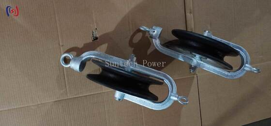 Blok kawat tahan profesional dengan beban nominal 10-40KN dan lapisan aluminium untuk perekat aman pada jalur transmisi