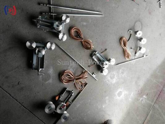 Blok grounding arus 100A Max profesional dengan diameter bawah 50mm dan bahan baja cor untuk grounding listrik yang aman