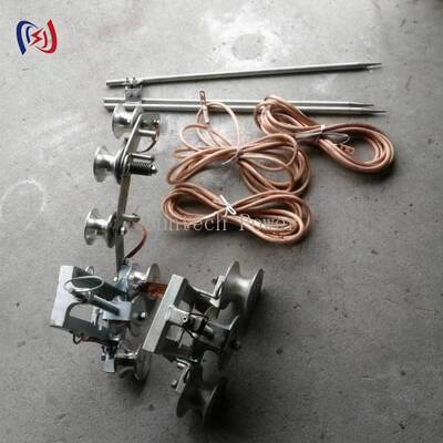 Blok grounding arus 100A Max profesional dengan diameter bawah 50mm dan bahan baja cor untuk grounding listrik yang aman