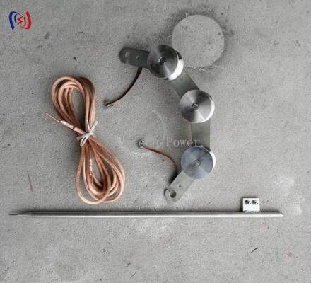 75mm Diameter Bagian Bawah Hook Tipe Grounding Block untuk koneksi konduktivitas tinggi yang cepat dan aman