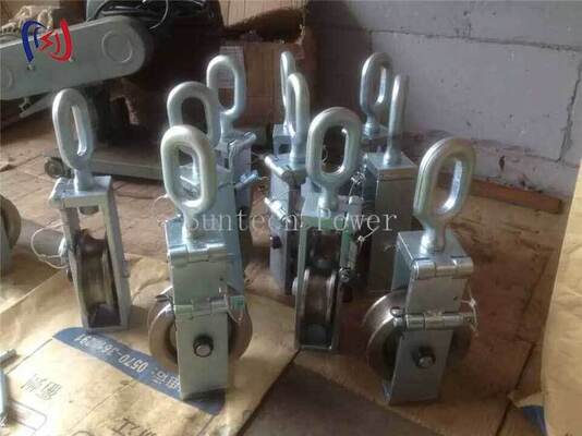 Blok akhir profesional untuk pegangan ujung mati dengan beban nominal 30-80KN dan diameter sheave 140-180mm untuk penghentian ujung mati permanen
