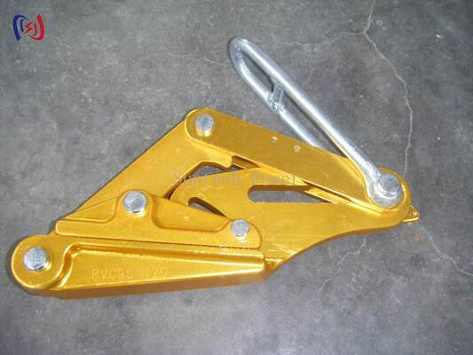 Gripper konduktor terisolasi paduan aluminium dengan beban nominal 10-30KN dan 15-39mm Max terbuka untuk pekerjaan jalur langsung