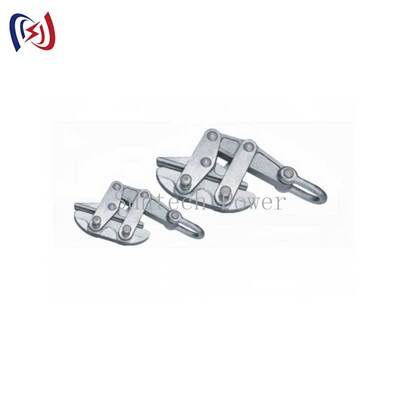 Anti twist Steel Rope Gripper dengan beban nominal 50-200KN untuk mengangkat peralatan listrik berat dengan aman
