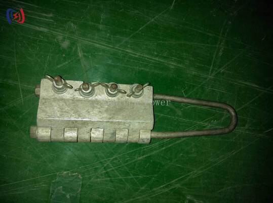 Bolt Type Anti Twist Steel Rope Gripper dengan beban nominal 20-100KN dan diameter 7-24mm yang berlaku untuk pengangkatan yang aman