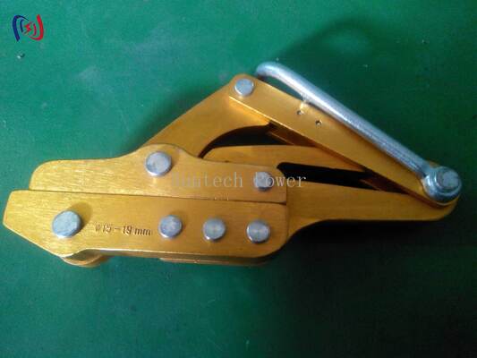 Gripper kawat kabel optik profesional untuk menarik kabel serat optik yang aman dengan diameter kabel 8-20mm dan beban nominal 16-25KN