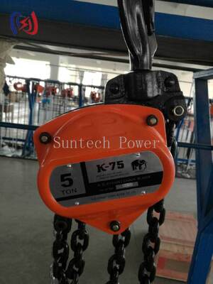 Lift rantai manual profesional untuk mengangkat tugas berat dalam konstruksi listrik dengan beban nominal 5-200KN