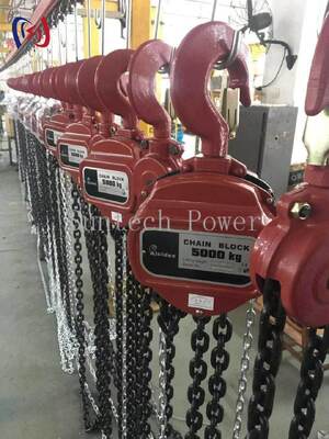 Lift rantai manual profesional untuk mengangkat tugas berat dalam konstruksi listrik dengan beban nominal 5-200KN