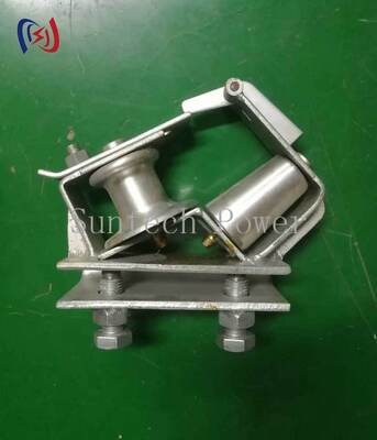 Blok Stringing Sudut Langit Profesional untuk Perubahan Sudut Tegangan Tinggi dengan Beban Terukur 5KN untuk Konstruksi Saluran Daya LGJ25-185