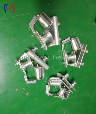 Blok Stringing Sudut Langit Profesional untuk Perubahan Sudut Tegangan Tinggi dengan Beban Terukur 5KN untuk Konstruksi Saluran Daya LGJ25-185