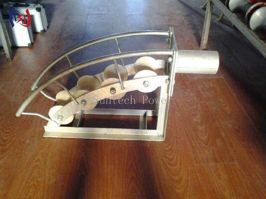 Roller Perlindungan Masuk Kabel Seri C Profesional dengan Diameter Tabung 80-200mm untuk Tarik Kabel yang Tahan Korosi dan Friksi Rendah