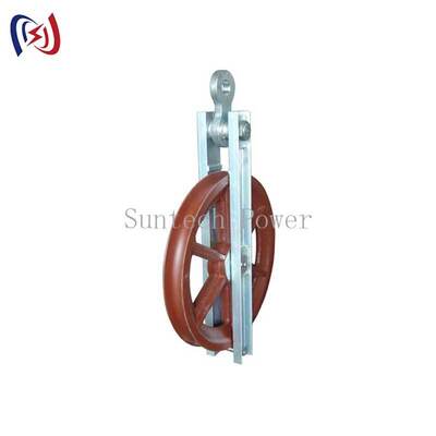 300KN Kecepatan Tinggi Berputar Pulley dengan Sheave Baja Mengurangi gesekan