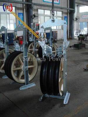 Helikopter Stringing Block untuk Pemasangan Tali Panduan