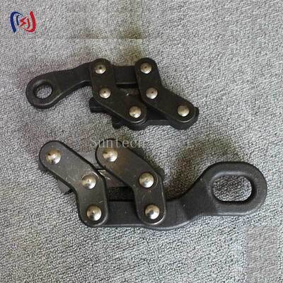 Come Along Clamp 10-30KN Nominal Load dengan 13-26mm Max Buka untuk GJ16-GJ300 Steel Strand Transmission Line Stringing