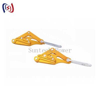 10-30KN Rated Load Aluminium Alloy Come Along Clamp dengan 15-39mm Max Open untuk Stringing Transmission Line