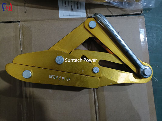 Come Along Clamp Diameter 8-20mm dengan beban nominal 16-45KN dan berat 3,8-5,6KG untuk Stringing Transmission Line