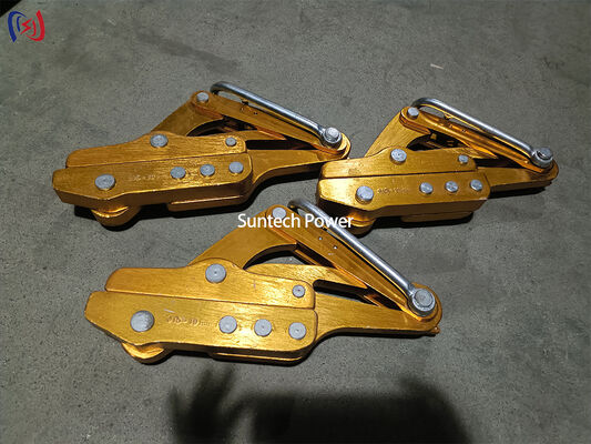 Come Along Clamp Diameter 8-20mm dengan beban nominal 16-45KN dan berat 3,8-5,6KG untuk Stringing Transmission Line
