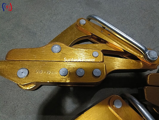 Come Along Clamp Diameter 8-20mm dengan beban nominal 16-45KN dan berat 3,8-5,6KG untuk Stringing Transmission Line