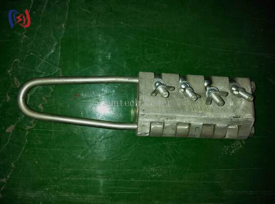 Bolt Type Anti Twist Steel Rope Gripper Come Along Clamp 20-100KN untuk Transmission Line Stringing dengan Diameter 7-24mm
