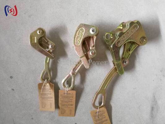 Datang Penjepit Universal Gripper 10-30KN Nilai Beban untuk Merangkai Saluran Transmisi Diameter 2.5-32Mm