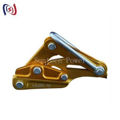 Aluminium Alloy Come Along Clamp dengan beban nominal 7-80KN dan 14-48mm Max Buka untuk Stringing Transmission Line