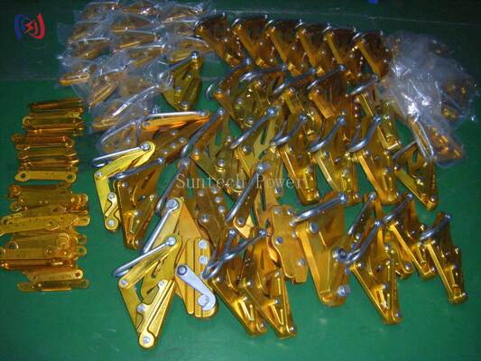 Aluminium Alloy Come Along Clamp dengan beban nominal 7-80KN dan 14-48mm Max Buka untuk Stringing Transmission Line
