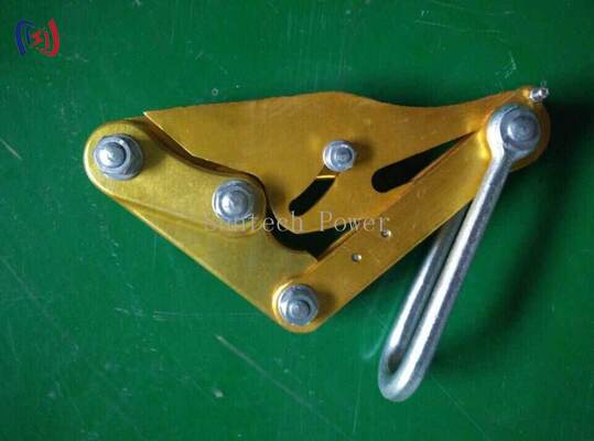 Aluminium Alloy Come Along Clamp dengan beban nominal 7-80KN dan 14-48mm Max Buka untuk Stringing Transmission Line