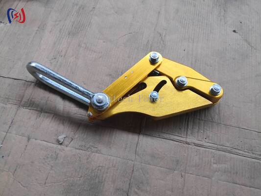 Aluminium Alloy Come Along Clamp 16-18MM dengan beban nominal 7-80KN untuk Stringing Transmission Line