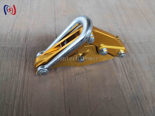 Aluminium Alloy Come Along Clamp 16-18MM dengan beban nominal 7-80KN untuk Stringing Transmission Line