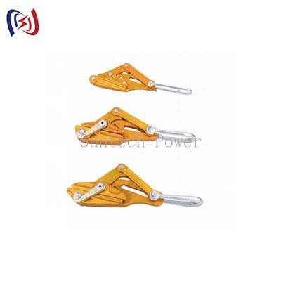 Aluminium Alloy Come Along Clamp dengan beban nominal 7-80KN dan 14-48mm Max Buka untuk Stringing Transmission Line