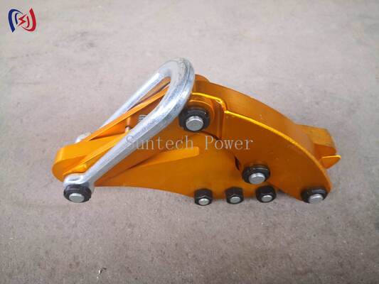 Aluminium Alloy Come Along Clamp dengan beban nominal 7-80KN dan 14-48mm Max Buka untuk Stringing Transmission Line