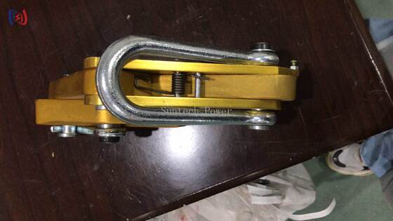 Aluminium Alloy Come Along Clamp dengan beban nominal 7-80KN dan 14-48mm Max Buka untuk Stringing Transmission Line