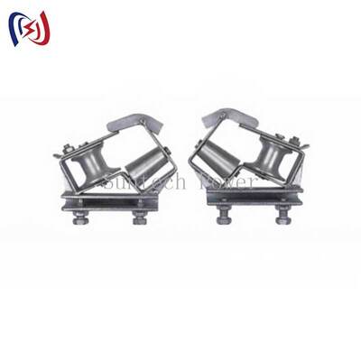 5KN Nominal Load Skyward Corner Stringing Block untuk Pencegahan Kabel Jump-Out dan Ultra-Lightweight Overhead Line Angle Tower Cable Pulling