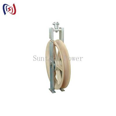 Blok Merangkai OPGW 20-50KN dengan Sheave Nilon 660x110mm dan Desain Lurus untuk Pemasangan Kabel Serat Optik