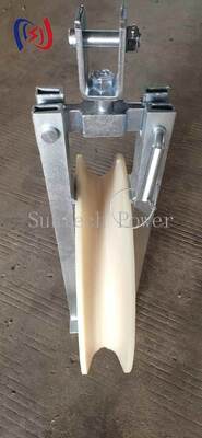 Blok Merangkai OPGW 20-50KN dengan Sheave Nilon 660x110mm dan Desain Lurus untuk Pemasangan Kabel Serat Optik
