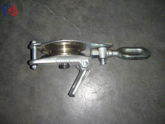 10-200KN Nominal Load Hoisting Tackle dengan Aluminium Alloy Frame dan MC Nylon Sheave untuk Power Construction