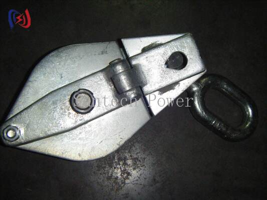 10-200KN Nominal Load Hoisting Tackle dengan Aluminium Alloy Frame dan MC Nylon Sheave untuk Power Construction