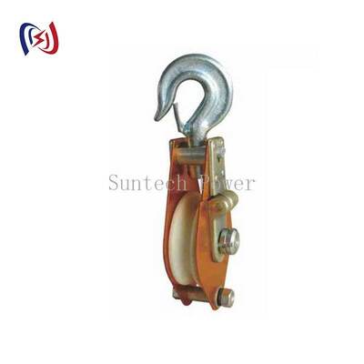 10-100KN Aluminium Alloy Hoisting Tackle dengan MC Nylon Sheave untuk Light Lifting