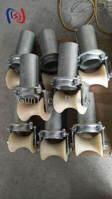 80-200mm kunci kabel tahan korosi rol pulley untuk perlindungan pintu tabung