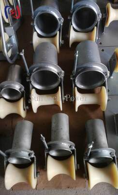 80-200mm kunci kabel tahan korosi rol pulley untuk perlindungan pintu tabung