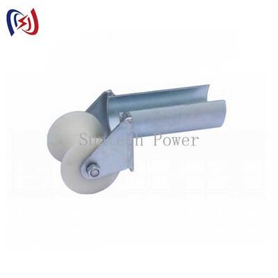 D Series Bell Mouth Cable Entry Protection Roller 80-200mm dengan MC Nylon Wheels untuk masuk kabel yang halus