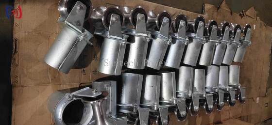 D Series Bell Mouth Cable Entry Protection Roller 80-200mm dengan MC Nylon Wheels untuk masuk kabel yang halus